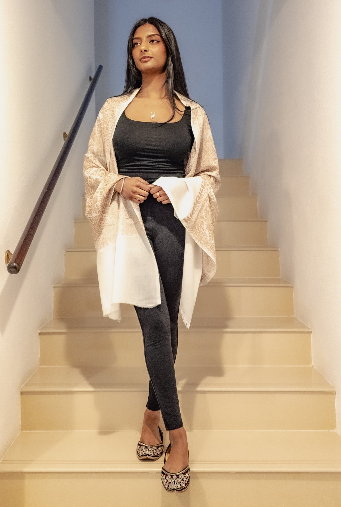 Cashmere Embroidered Nalki