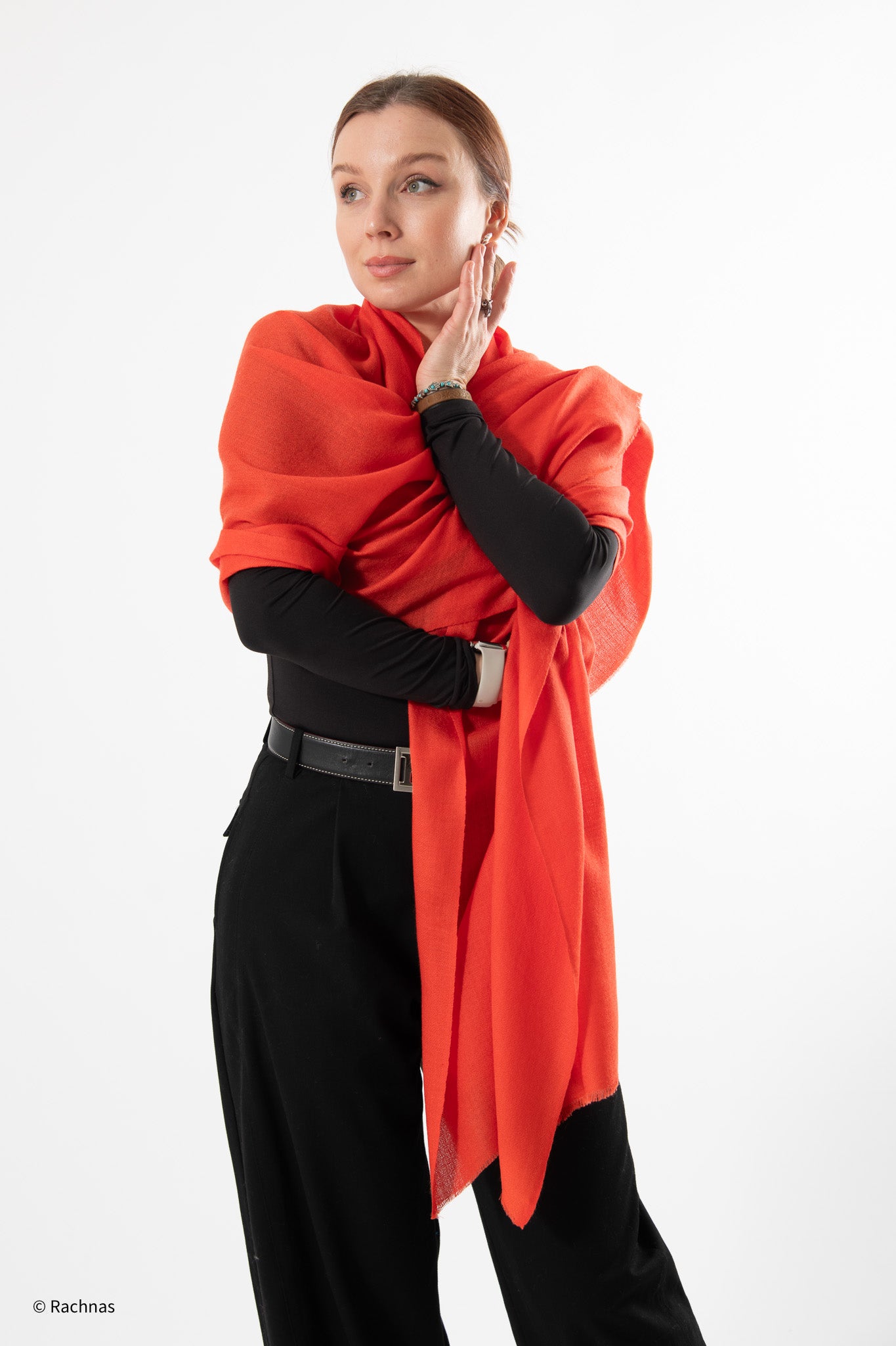 Fine Cashmere Plain Stole