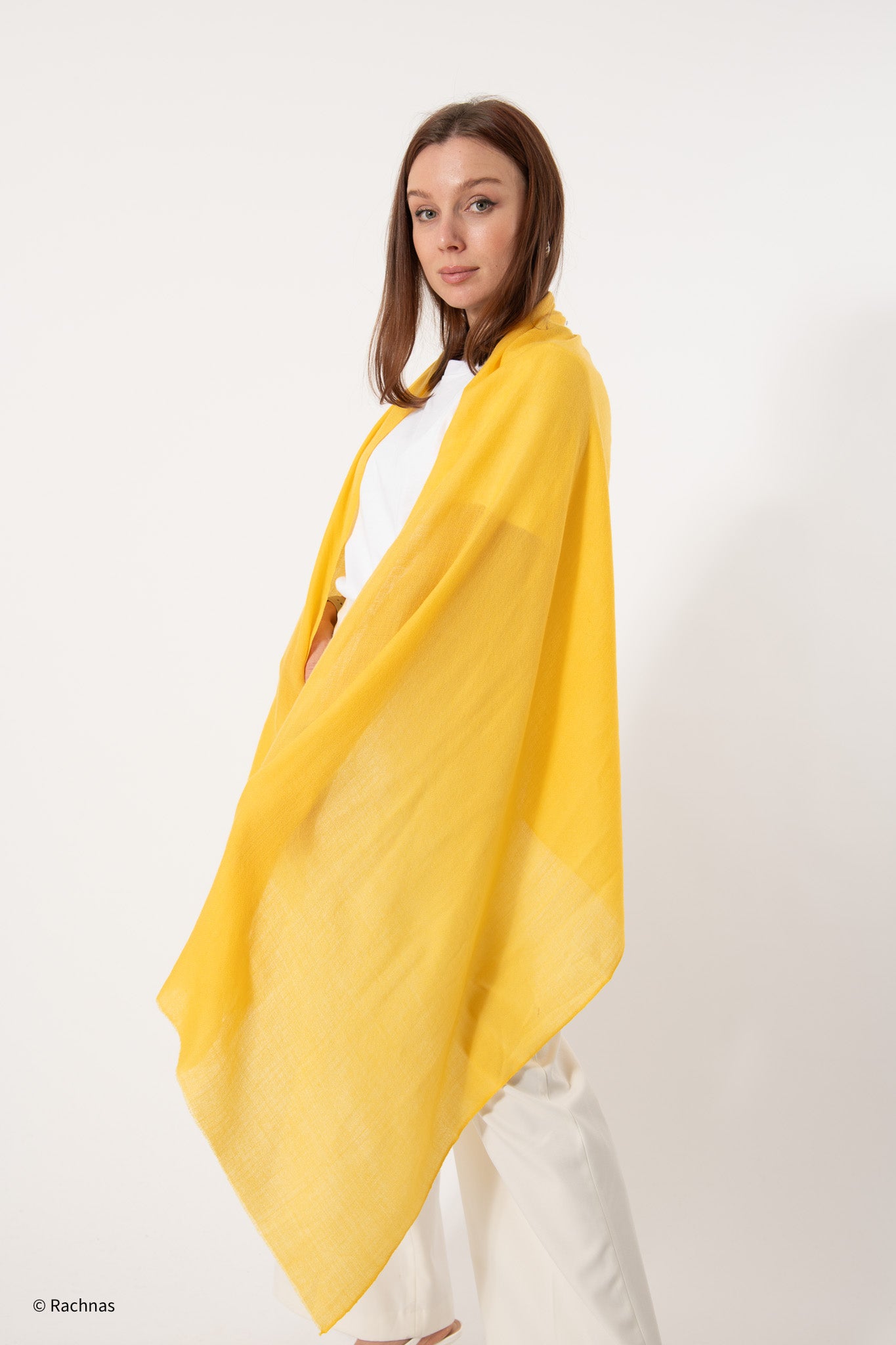 Fine Cashmere Plain Stole