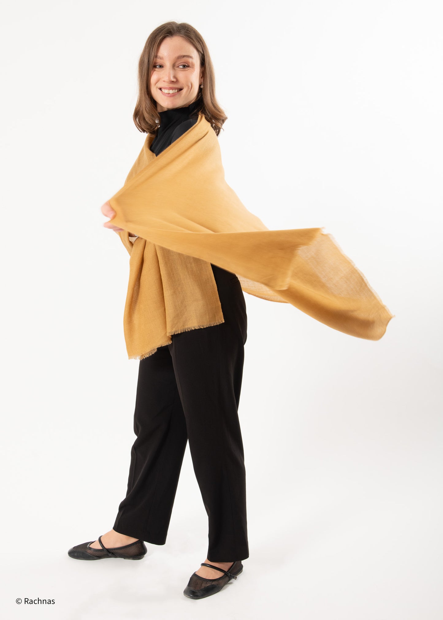 Plain Cashmere Stole
