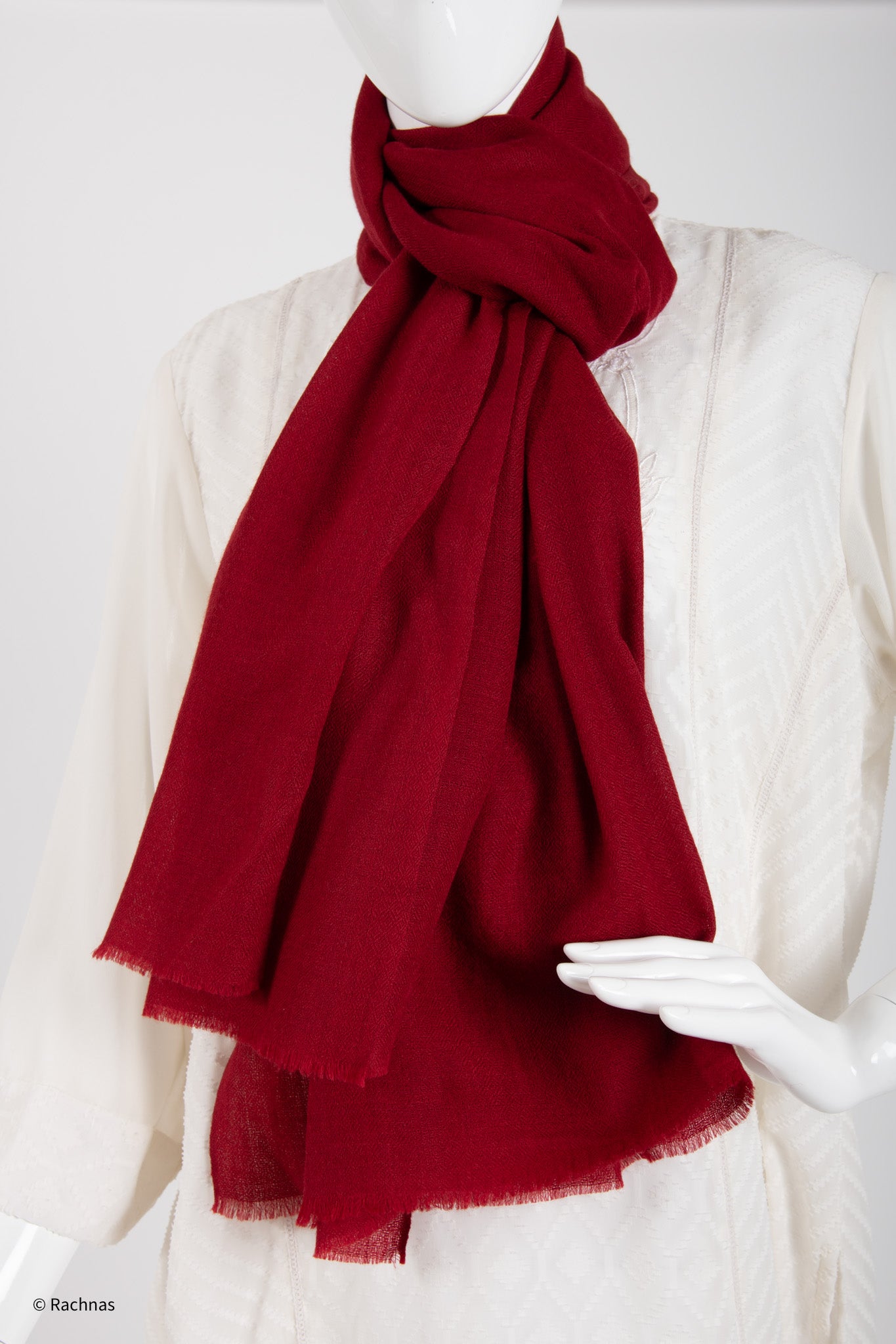 Plain Cashmere Stole