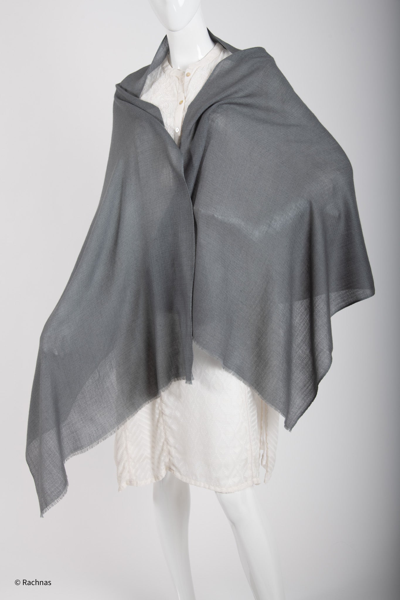 Plain Cashmere Stole