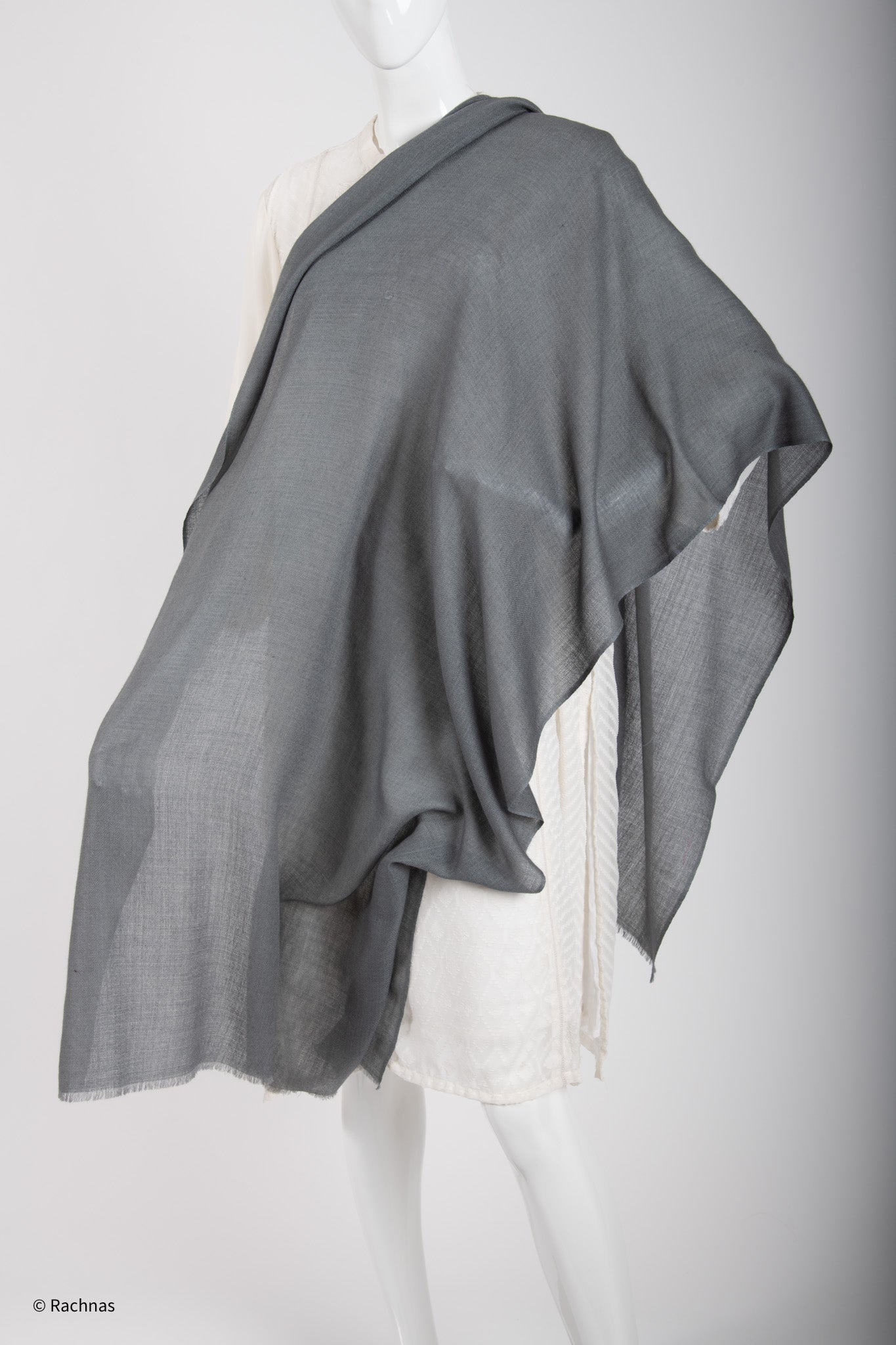 Plain Cashmere Stole