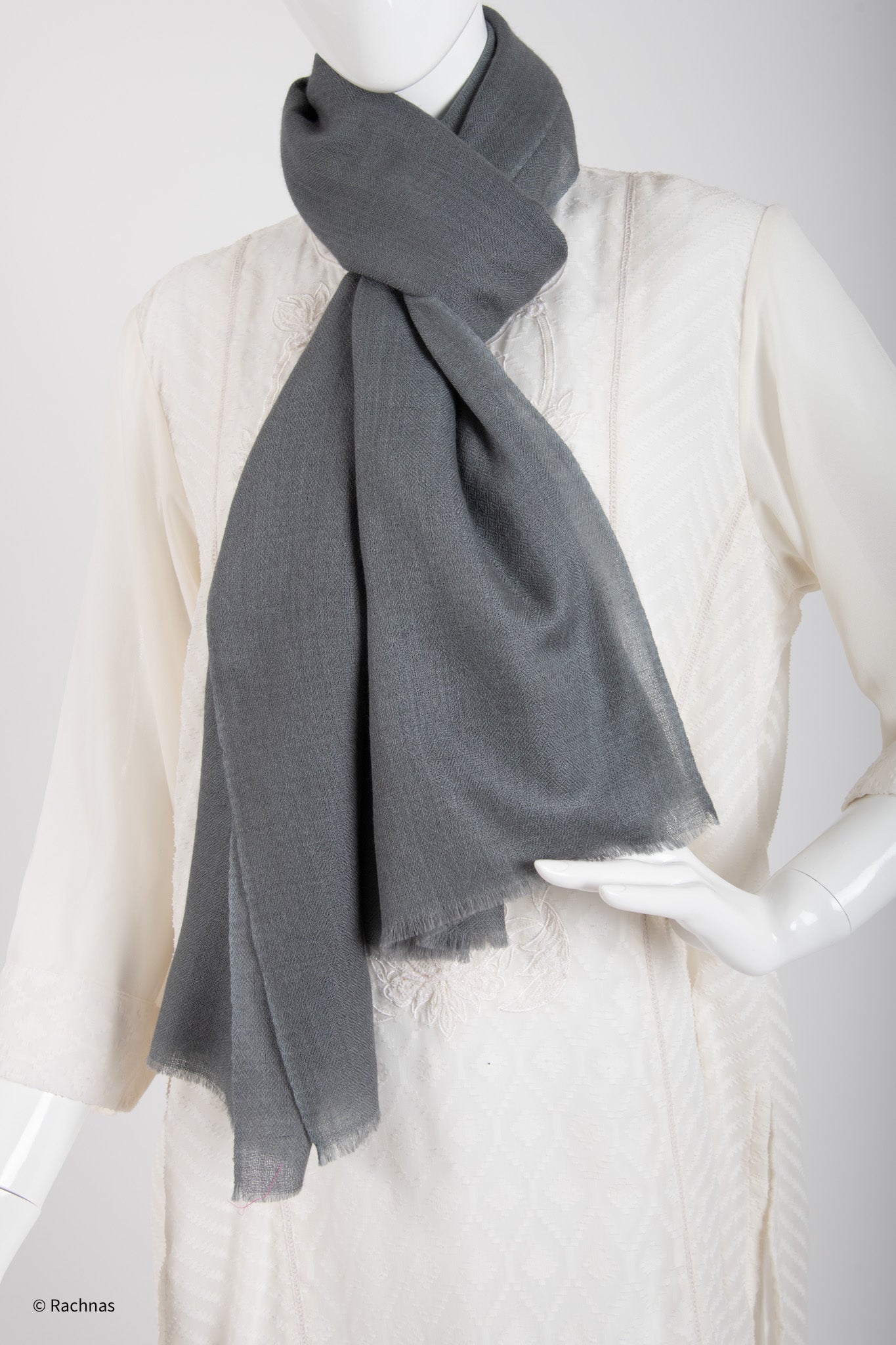 Plain Cashmere Stole