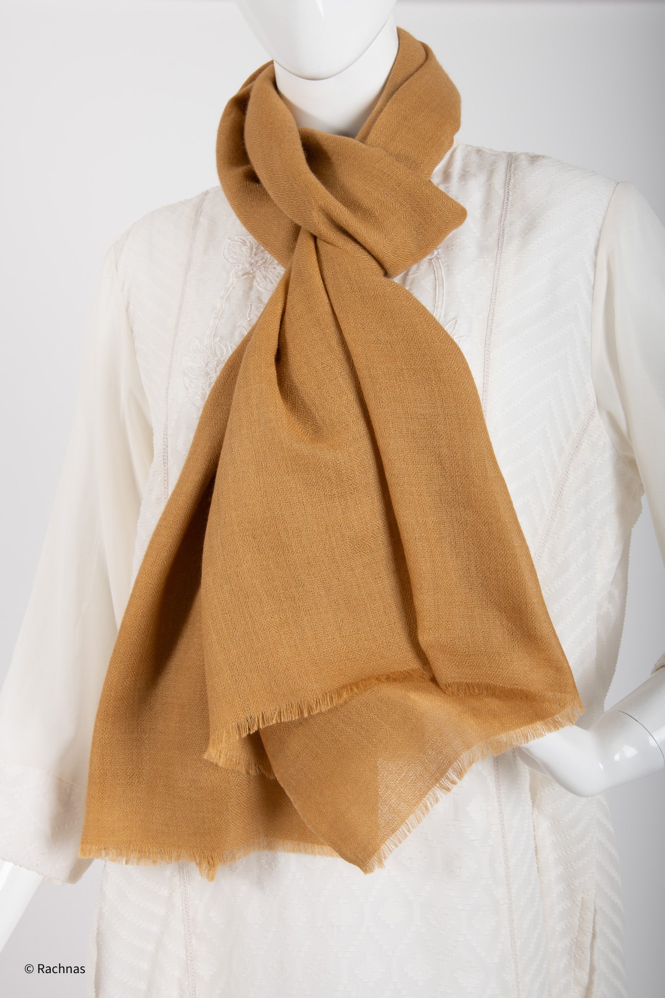 Plain Cashmere Stole