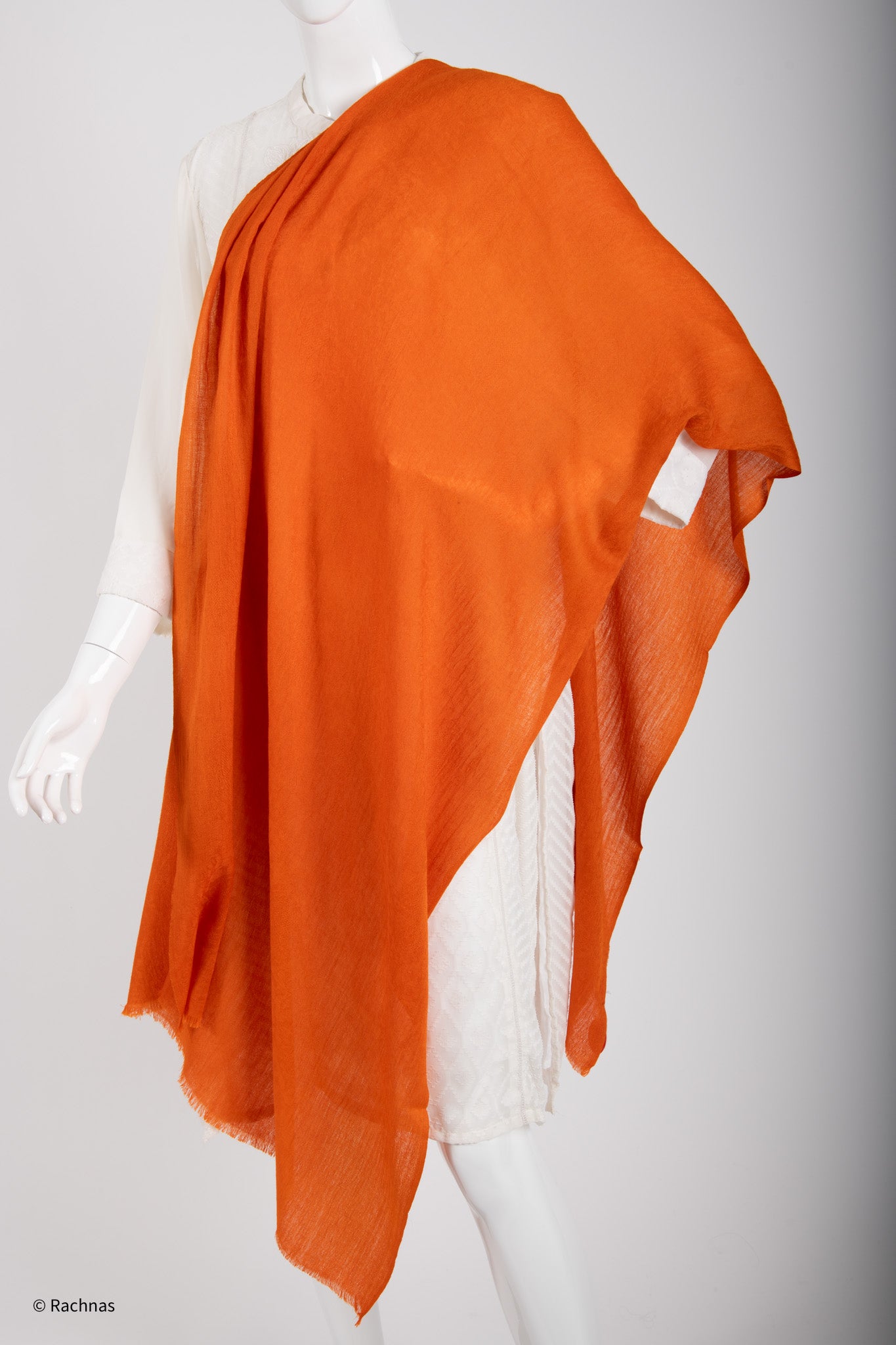 100% Cashmere Shawl with Self work