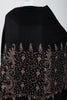 Pashmina Shawl black border embroidered