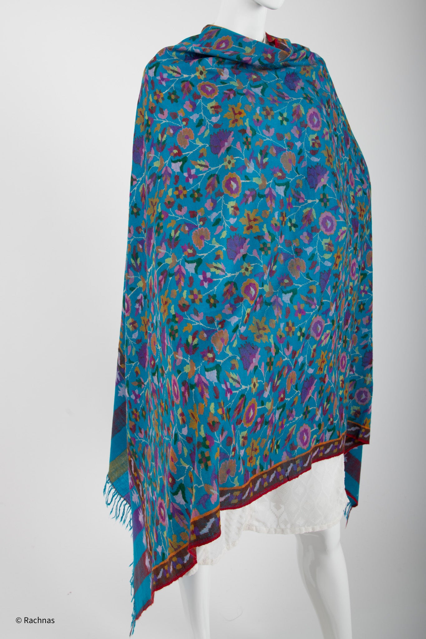 Pashmina Kani Shawl embroidered all over