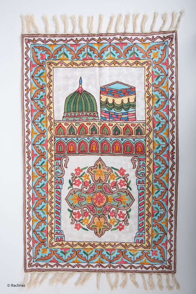 Prayer Rug - Silk embroidered