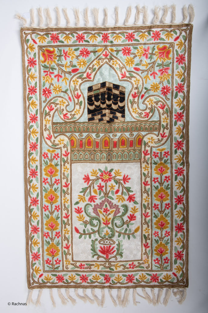 Prayer Rug - Silk embroidered