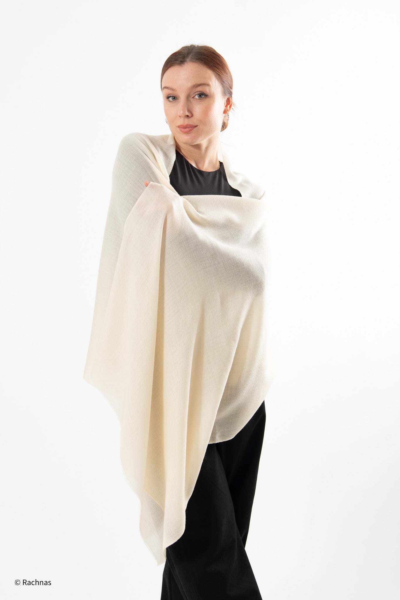 Fine Cashmere Plain Stole