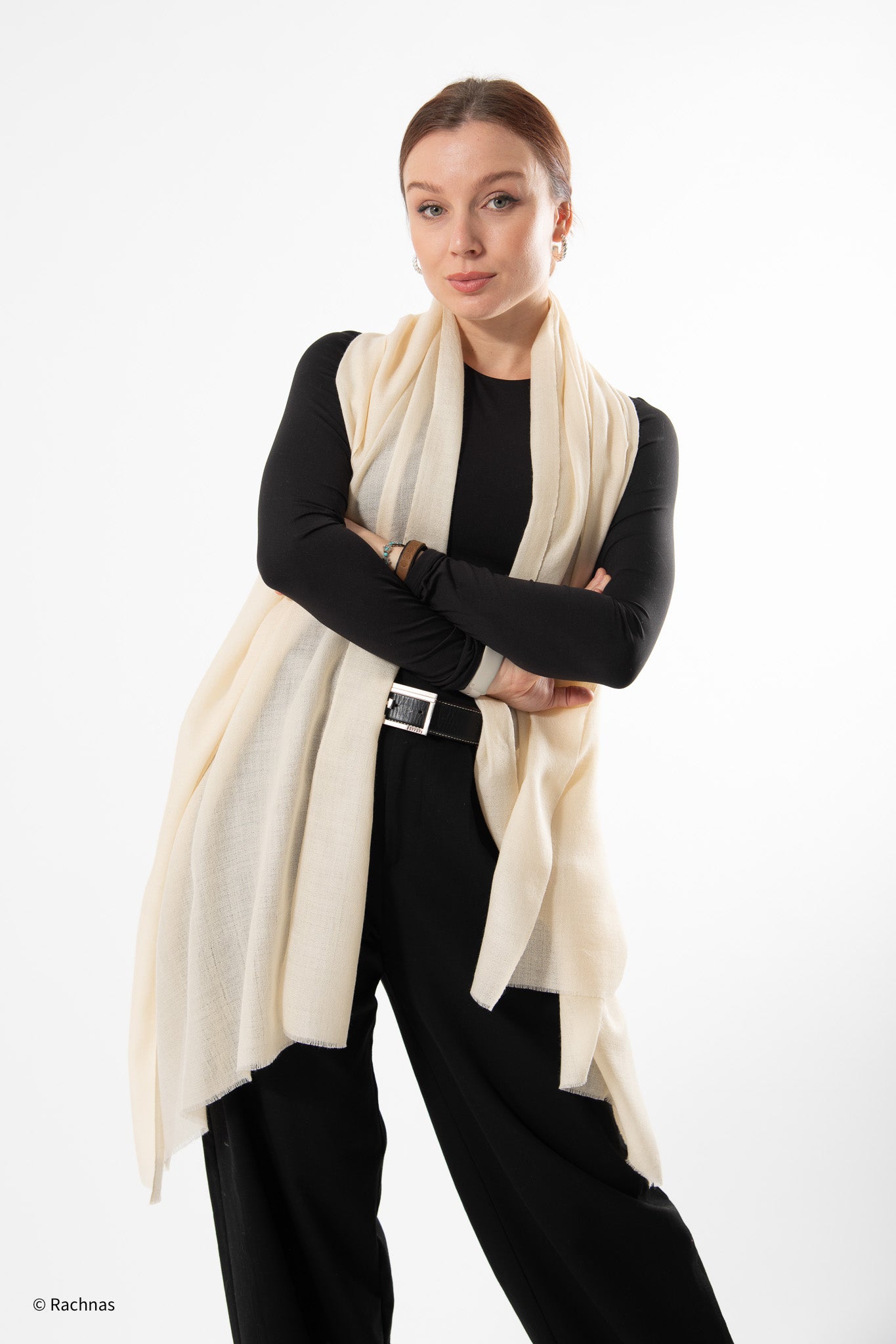 Fine Cashmere Plain Stole