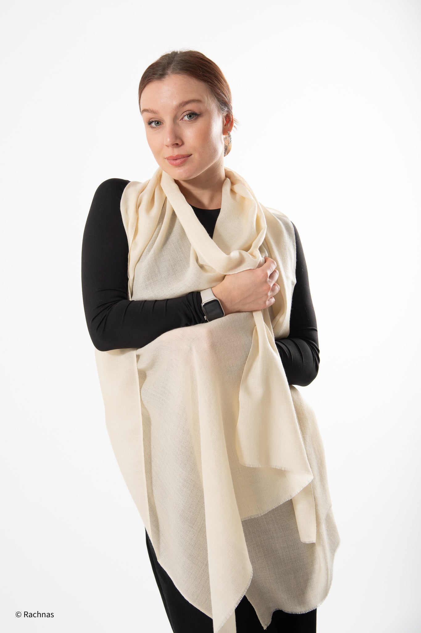Fine Cashmere Plain Stole