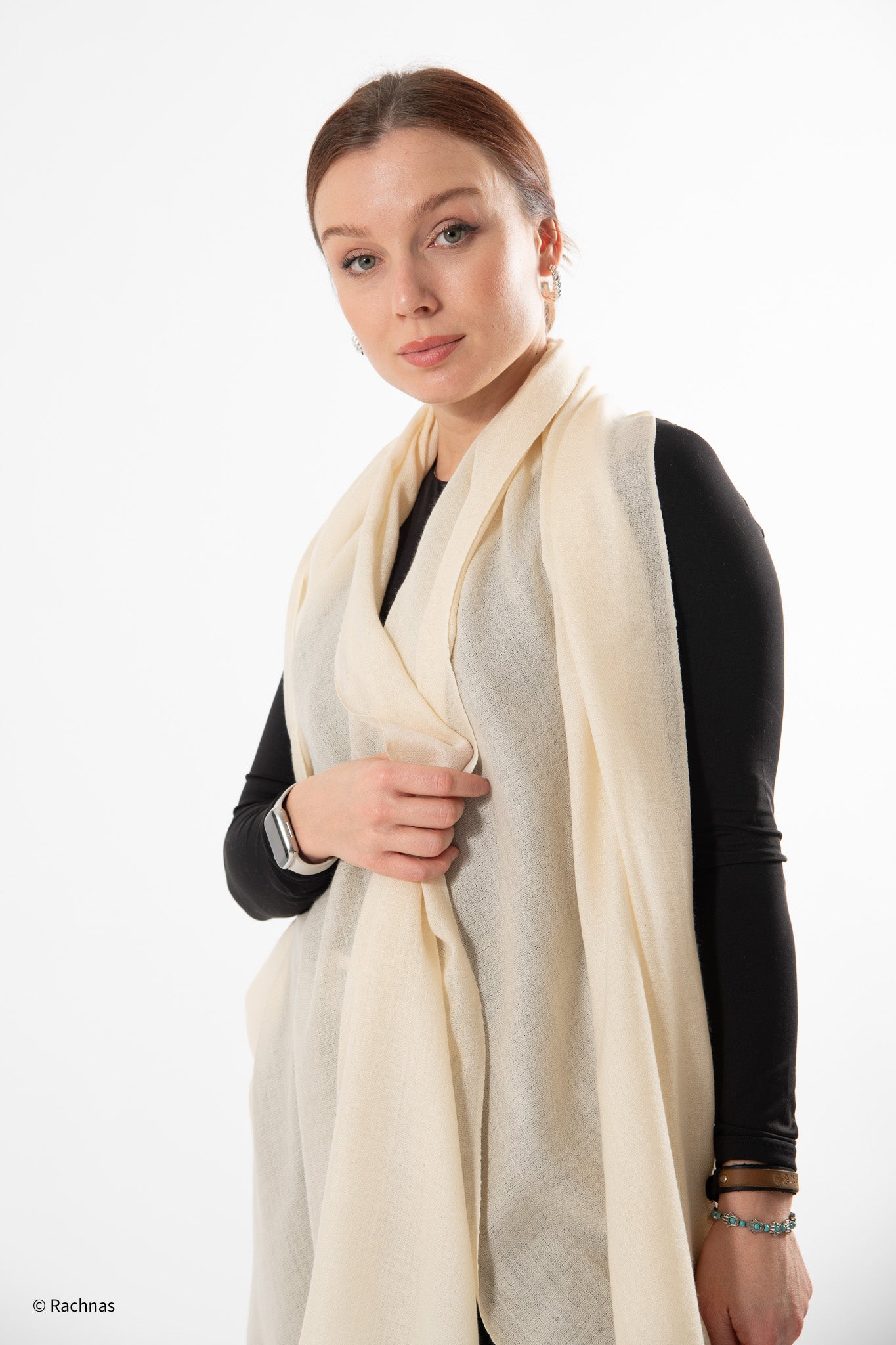 Fine Cashmere Plain Stole