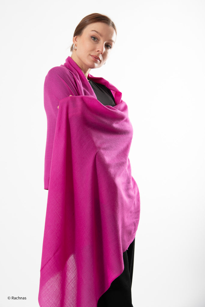 Fine Cashmere Plain Stole