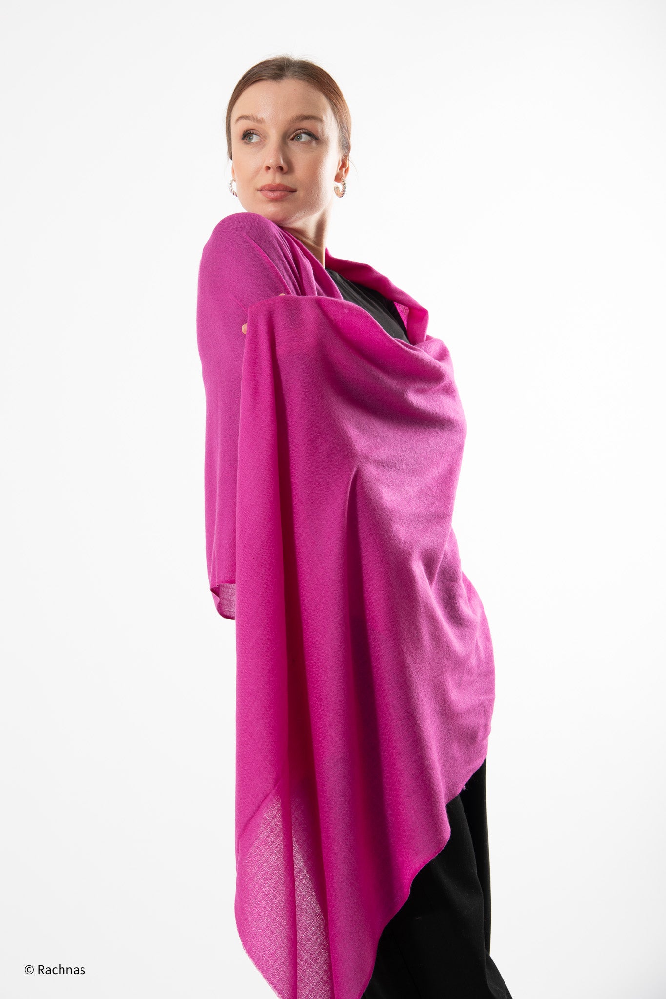 Fine Cashmere Plain Stole