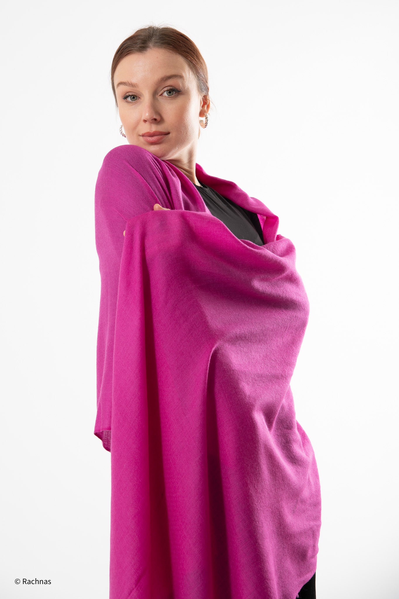 Fine Cashmere Plain Stole