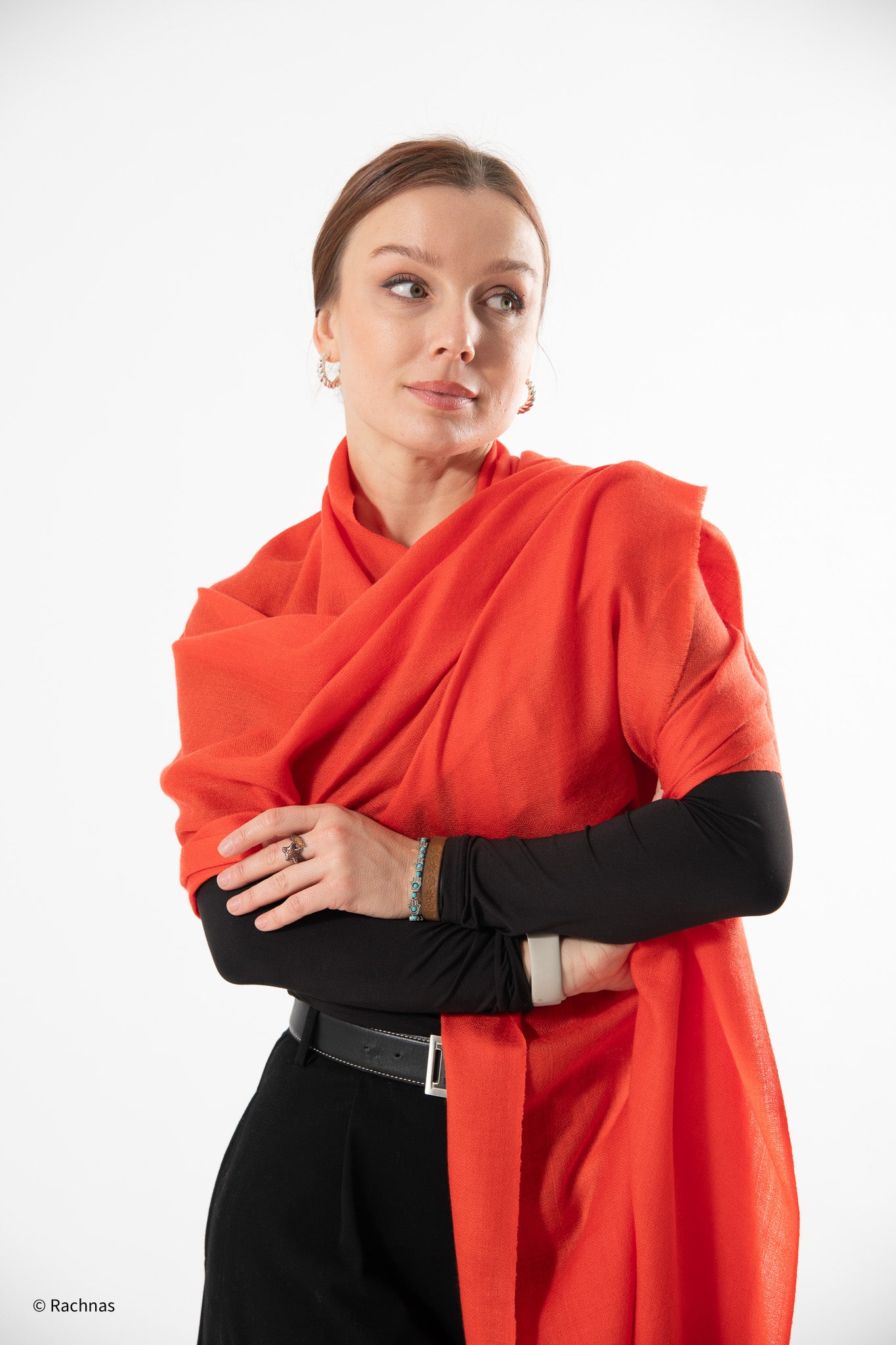 Fine Cashmere Plain Stole