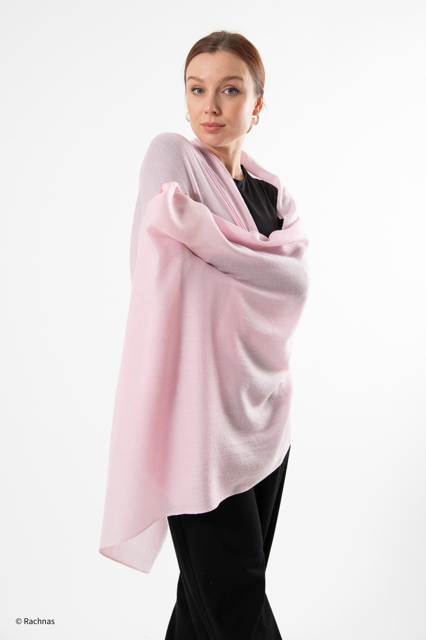 Fine Cashmere Plain Stole