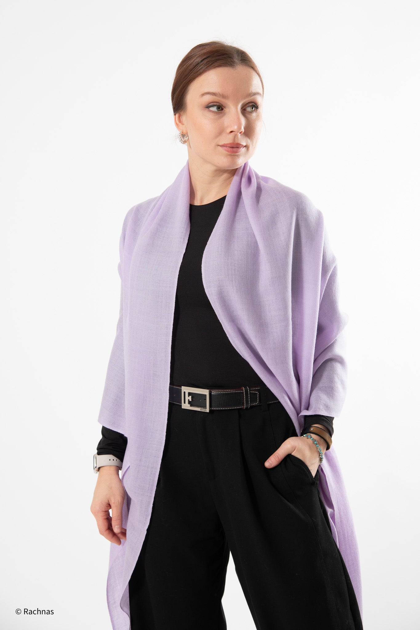 Fine Cashmere Plain Stole