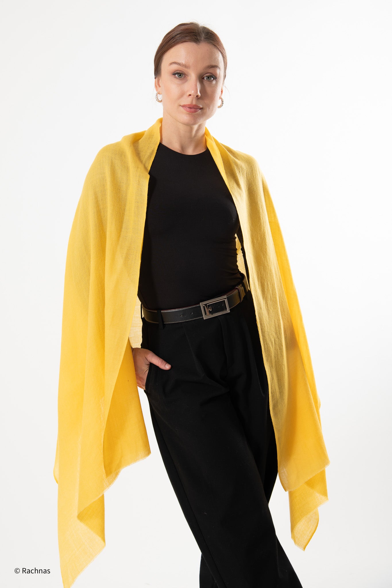 Fine Cashmere Plain Stole