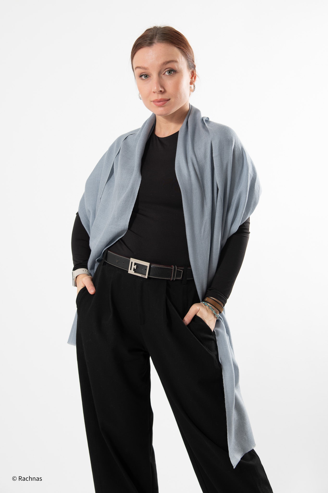 Fine Cashmere Plain Stole