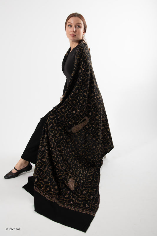 Fine Cashmere Sozni heavy stole