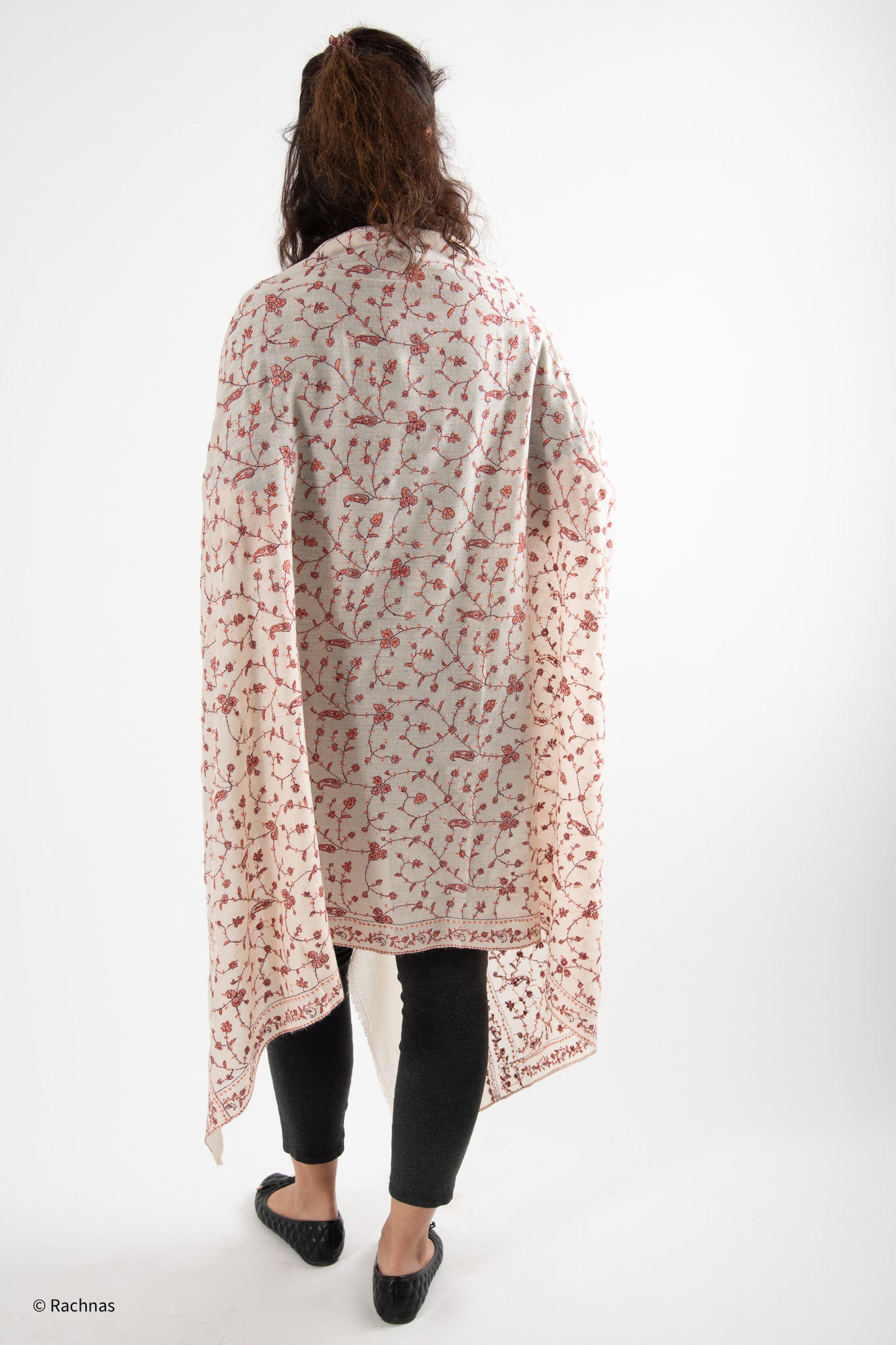 Fine Cashmere Sozni heavy stole