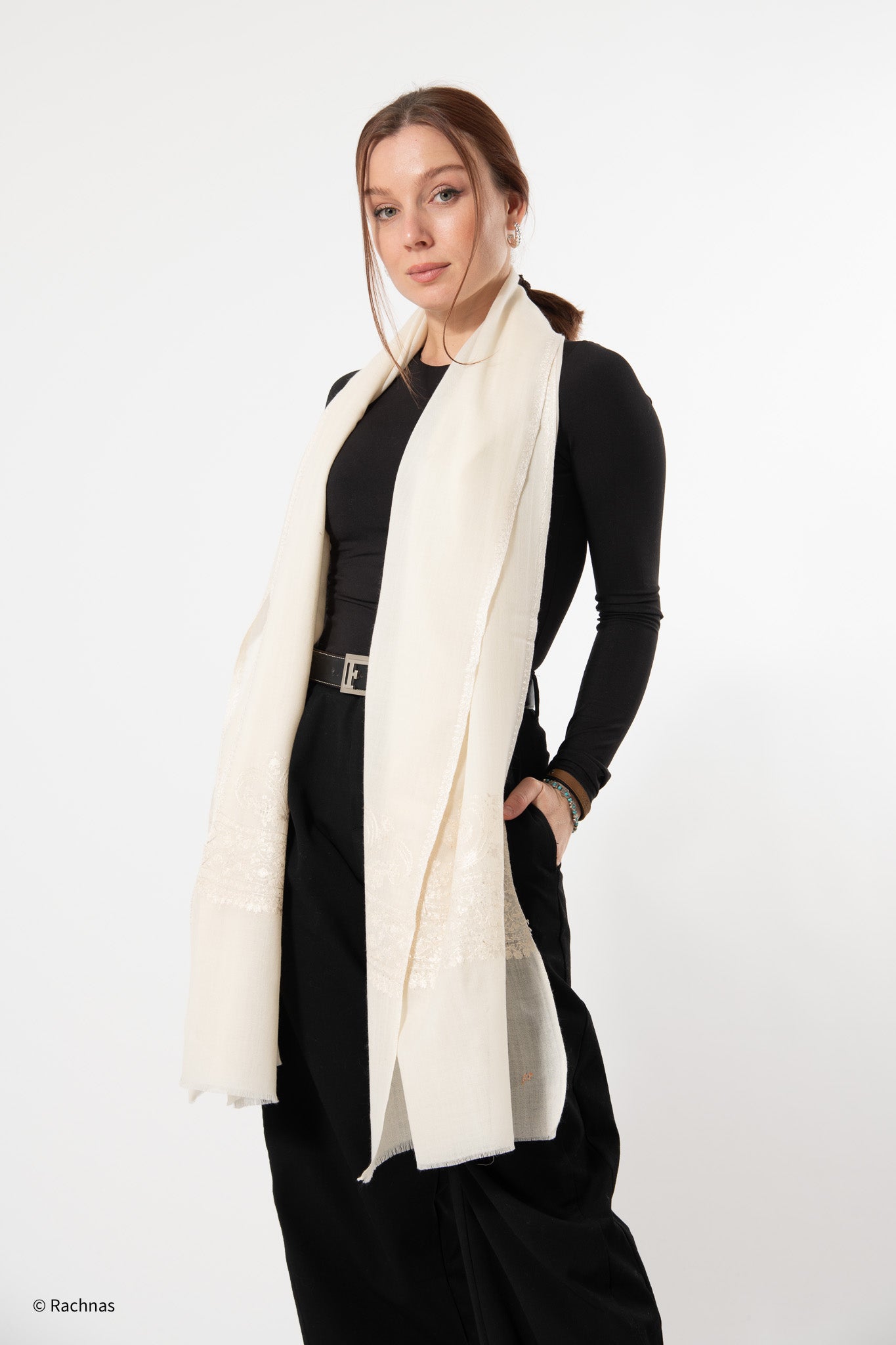 Designer Pala Fine Cashmere Stole