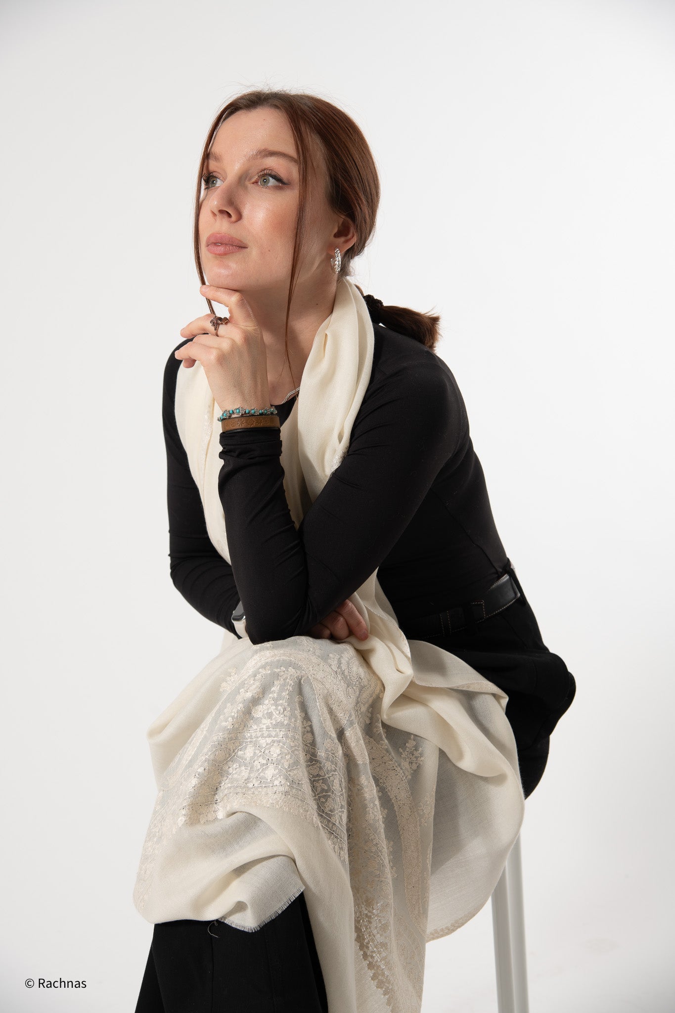 Designer Pala Fine Cashmere Stole