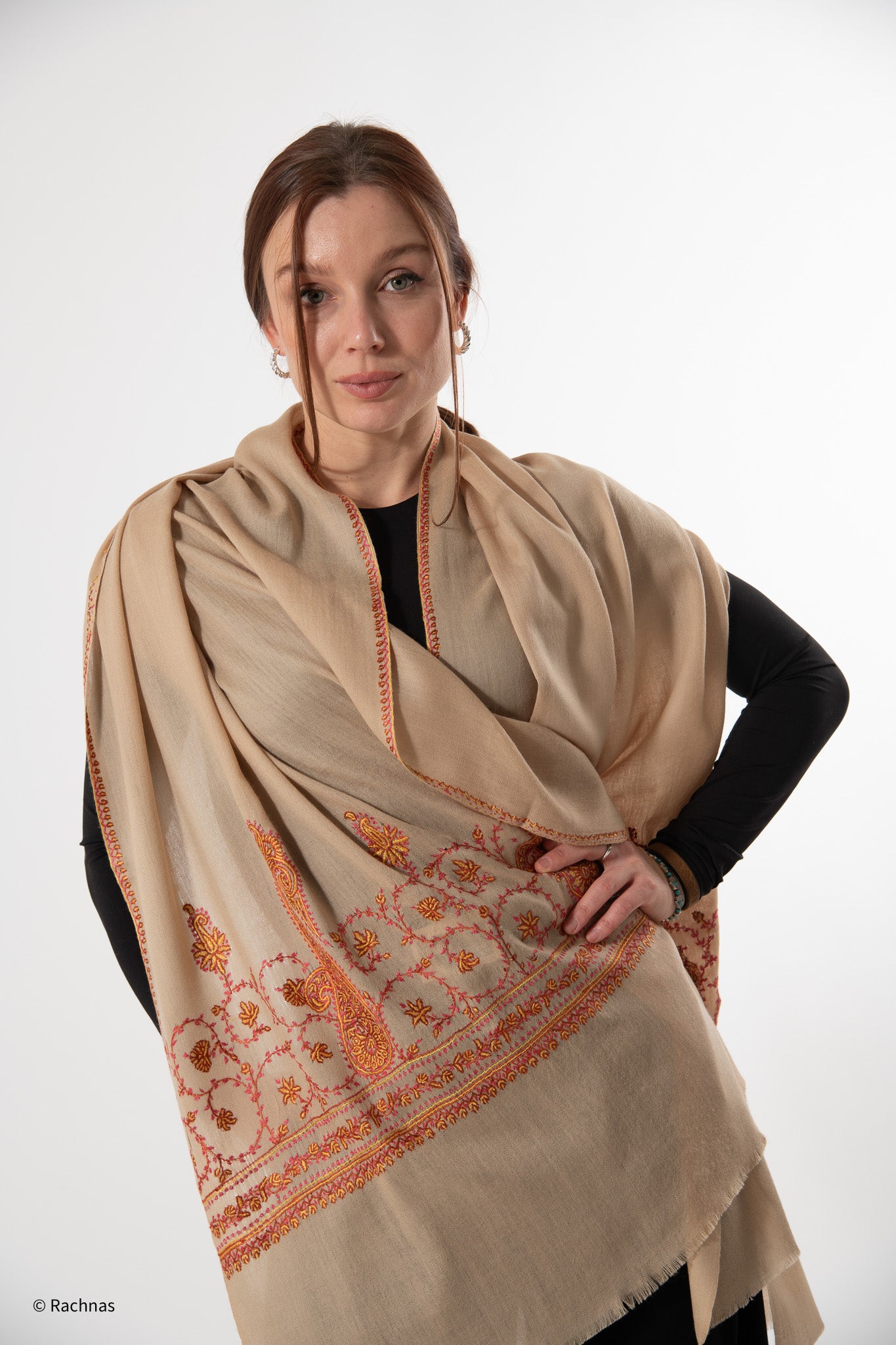 Designer Pala Fine Cashmere Stole