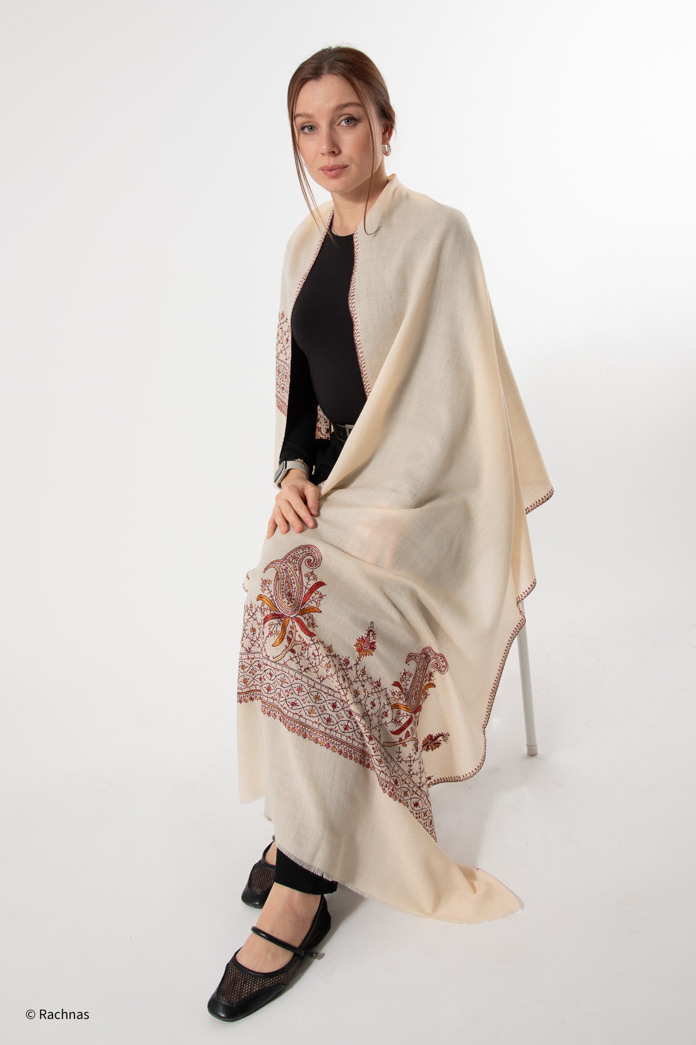 Designer Pala Fine Cashmere Stole