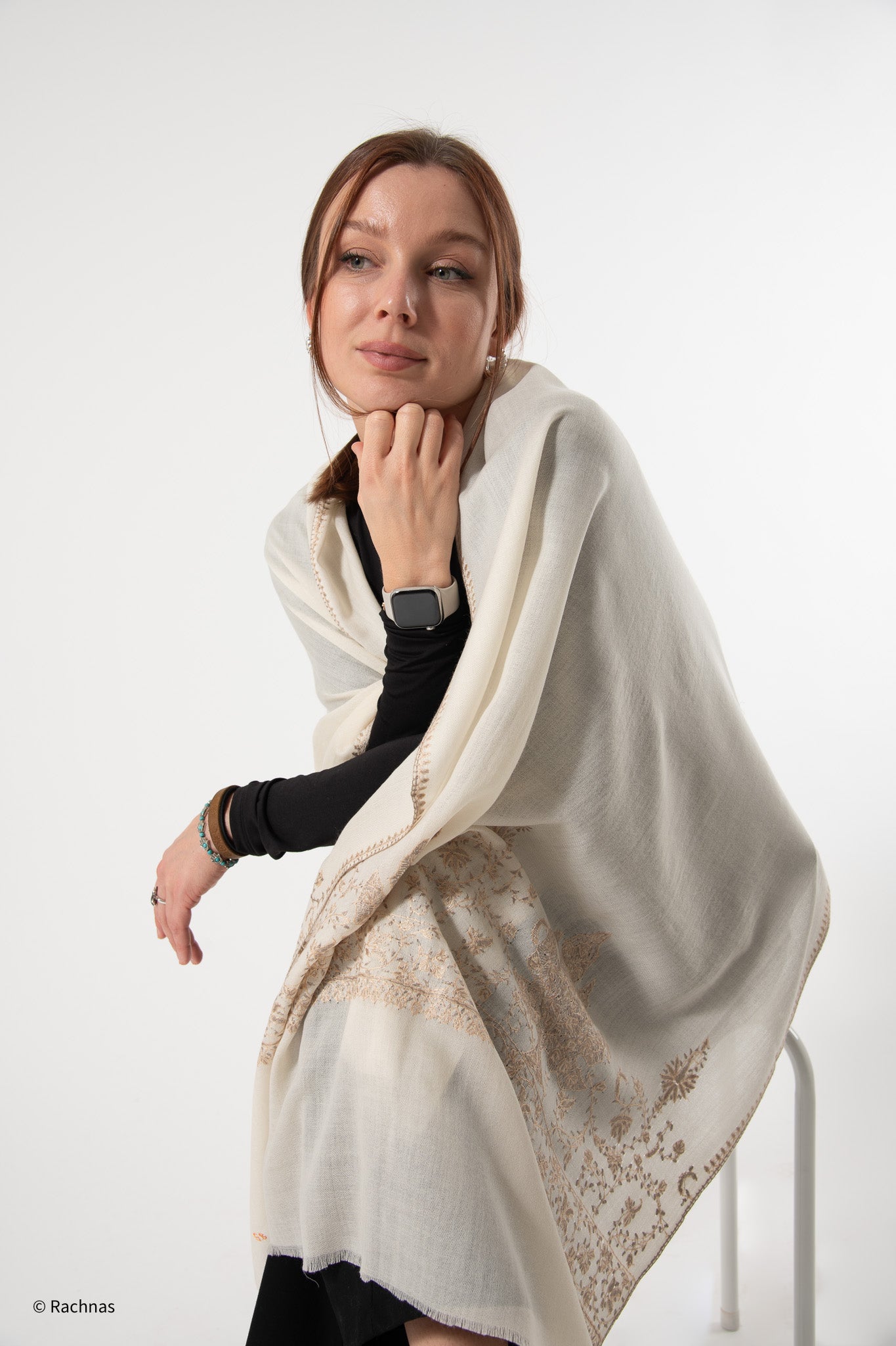 Designer Pala Fine Cashmere Stole