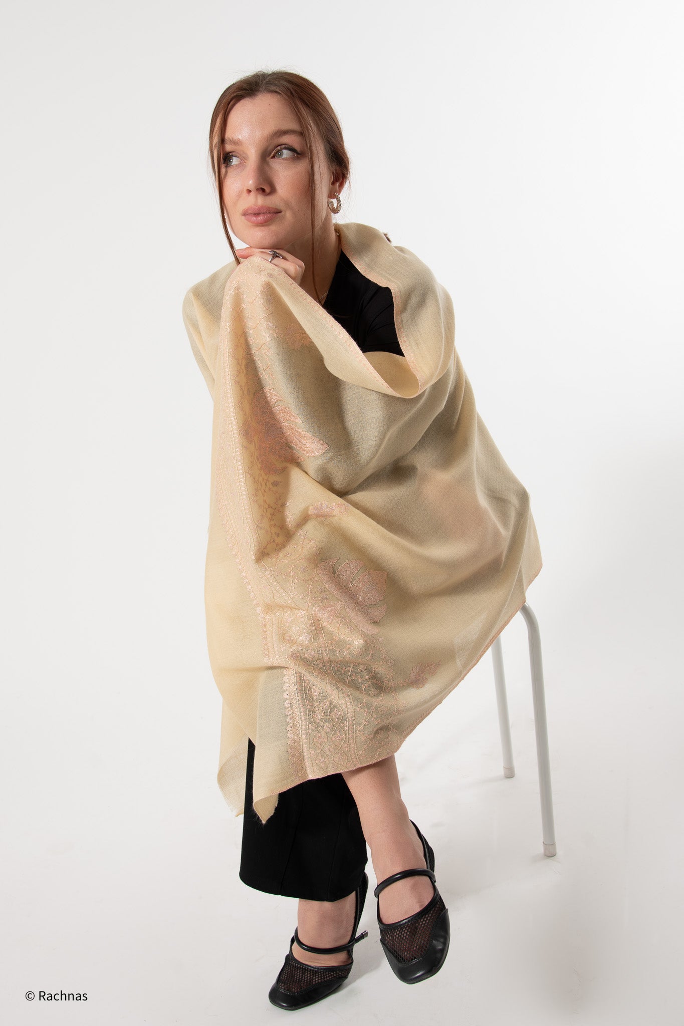 Designer Pala Fine Cashmere Stole