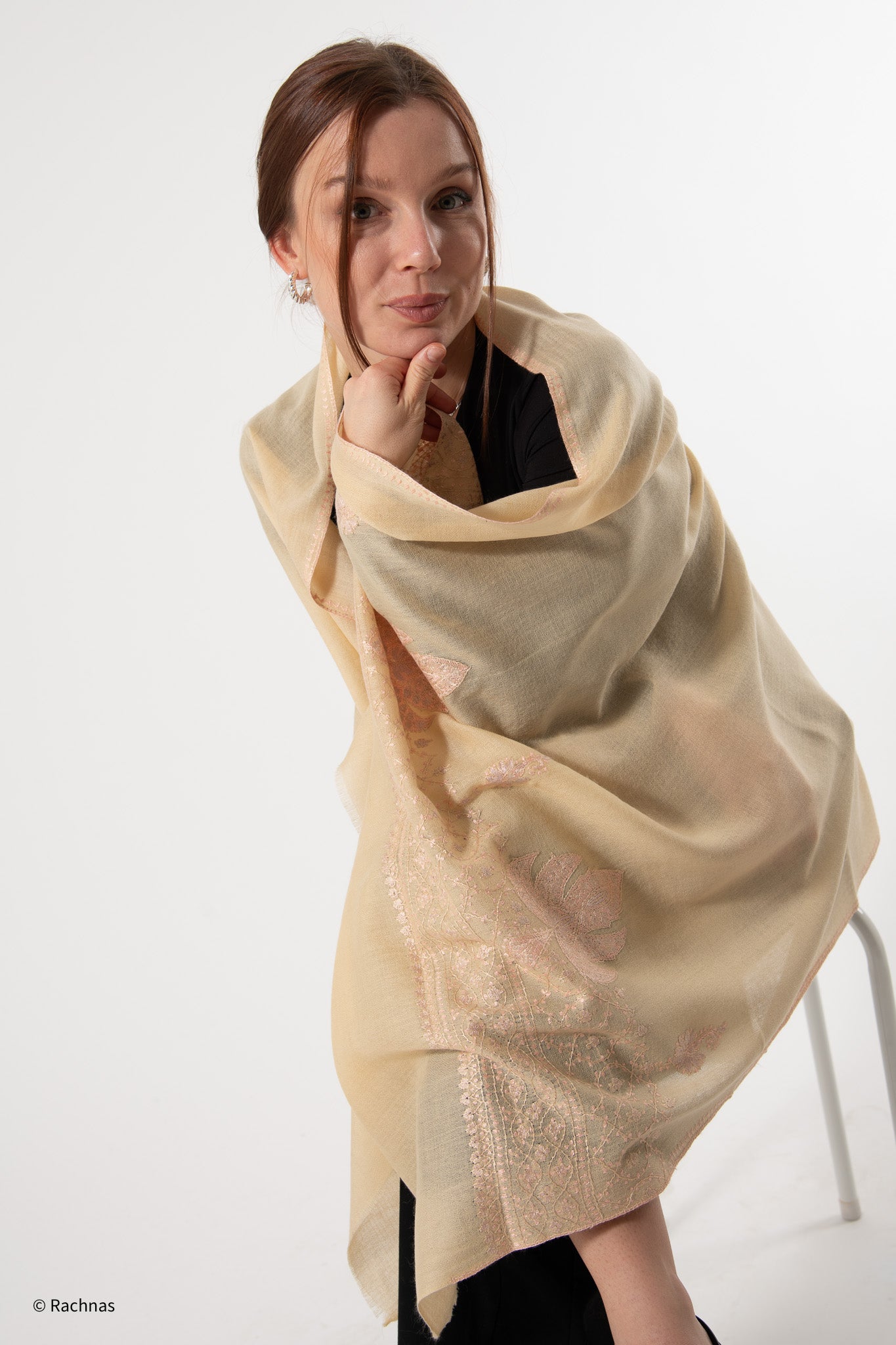 Designer Pala Fine Cashmere Stole