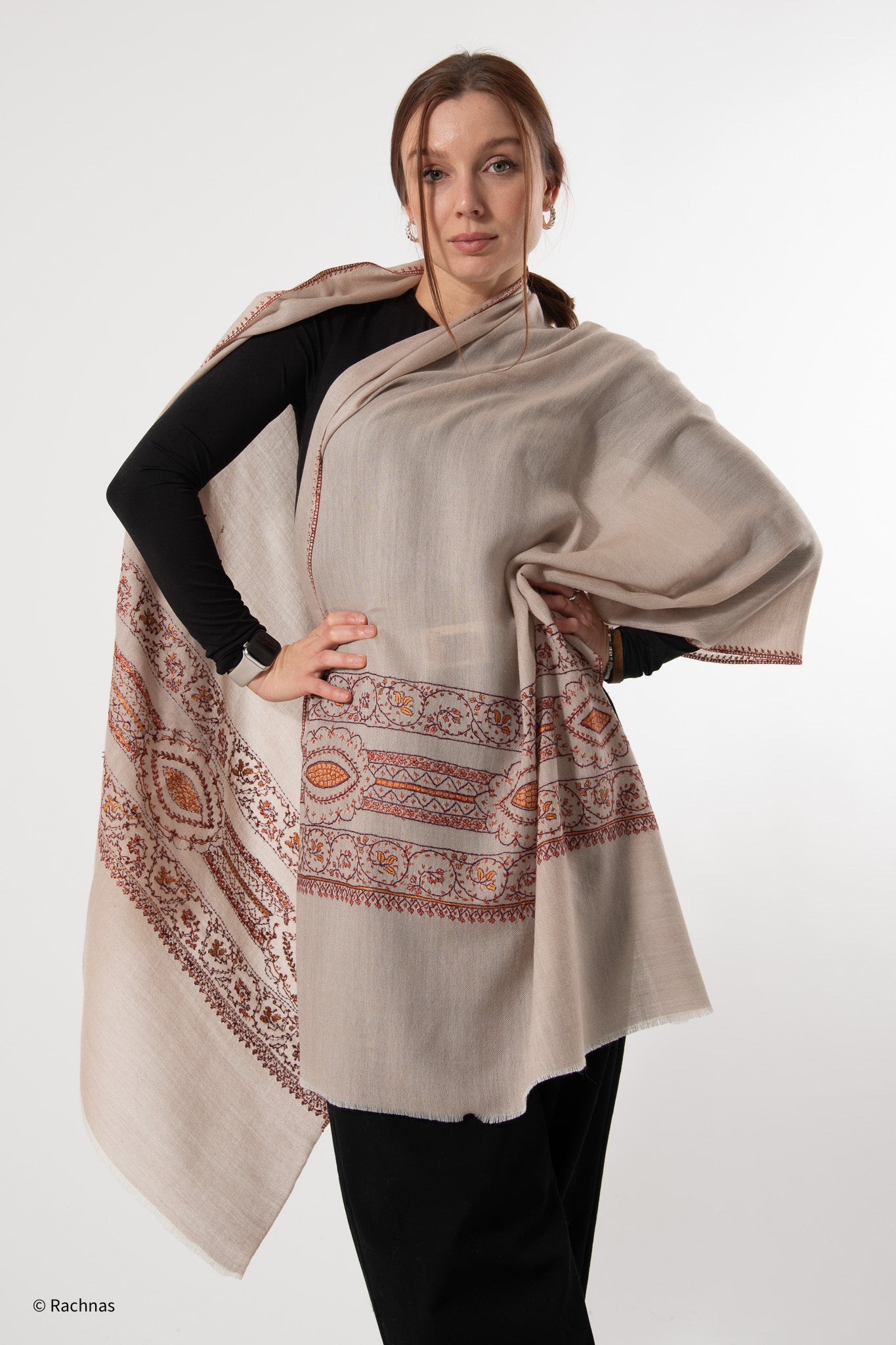 Designer Pala Fine Cashmere Stole