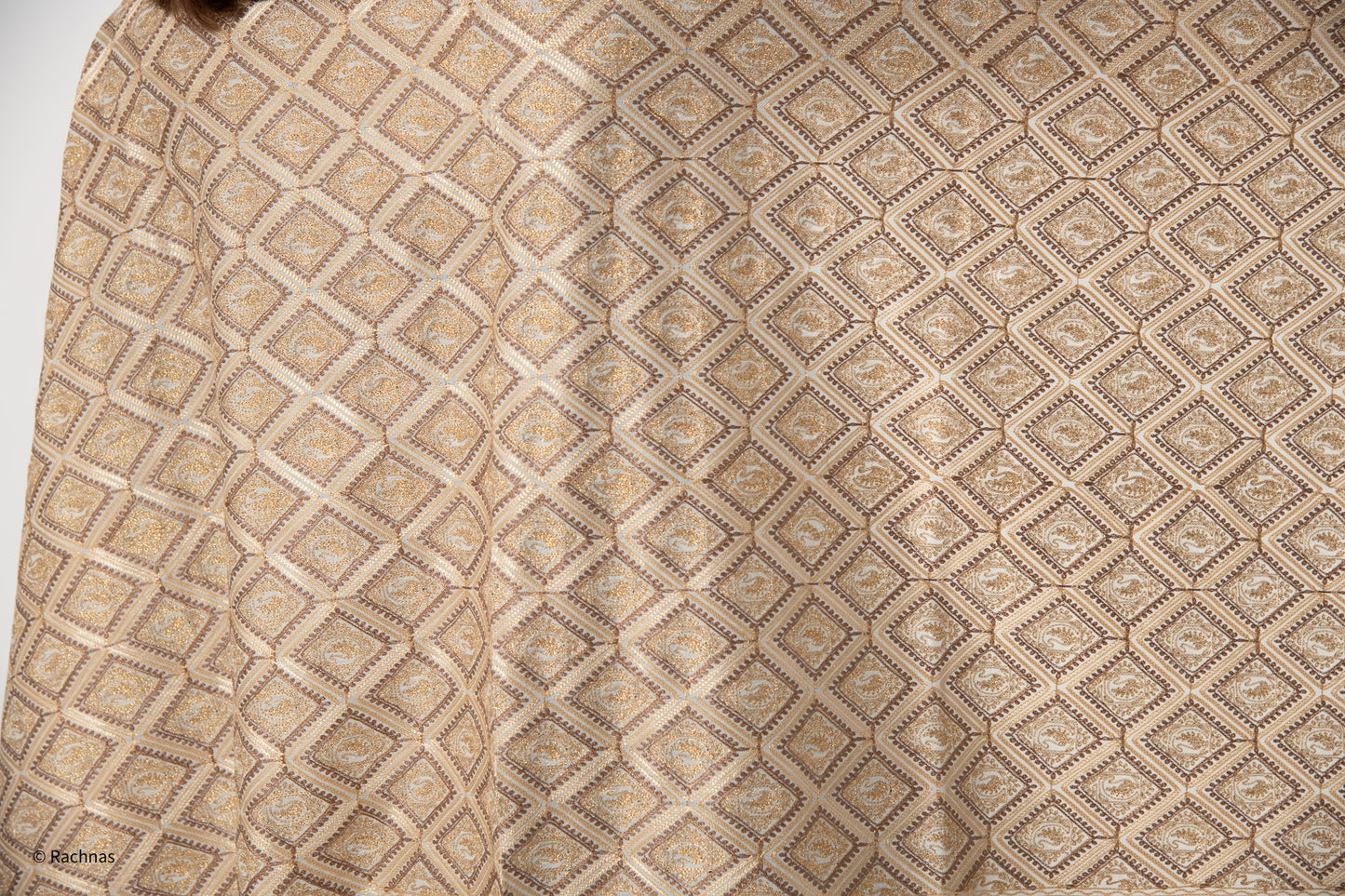 Nalki Zari allover stole