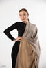 Fine Cashmere Plain Reversible Zari Stole