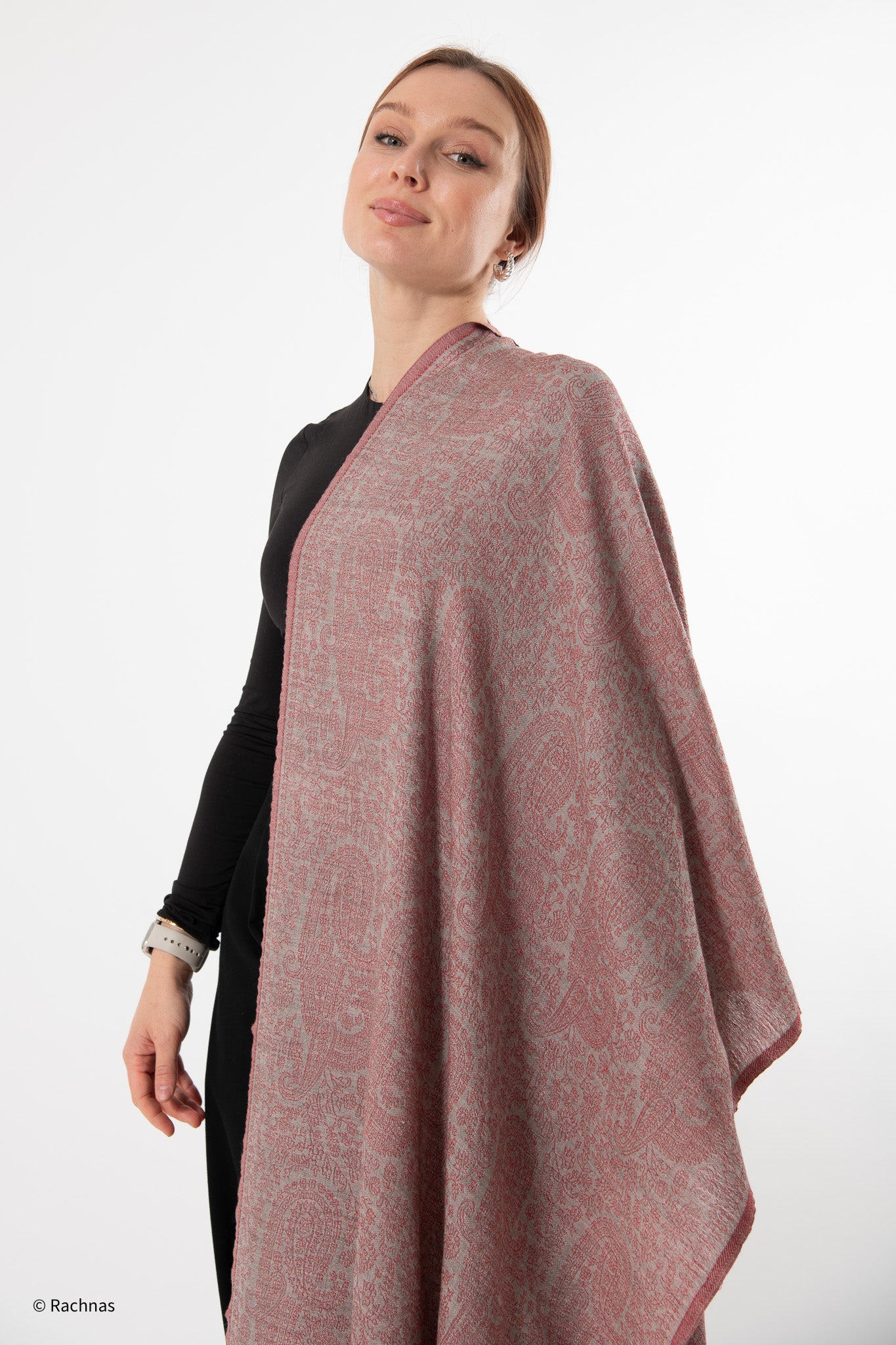 Fine Cashmere all over Weaving Stole