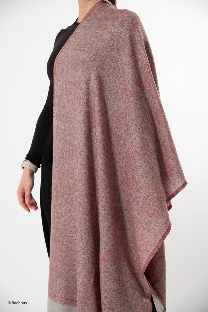 Fine Cashmere all over Weaving Stole