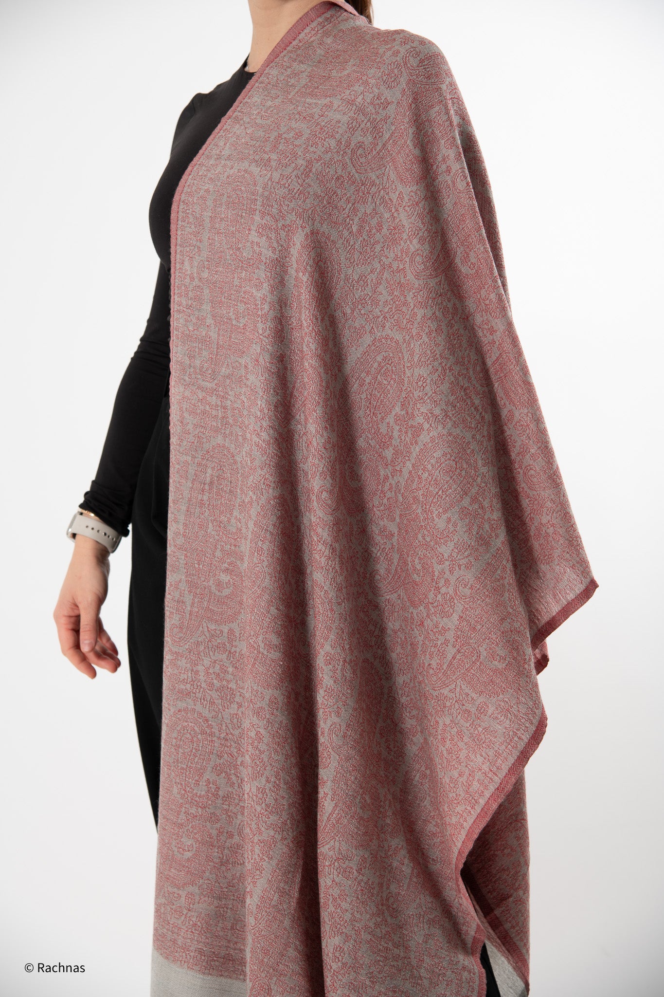 Fine Cashmere all over Weaving Stole