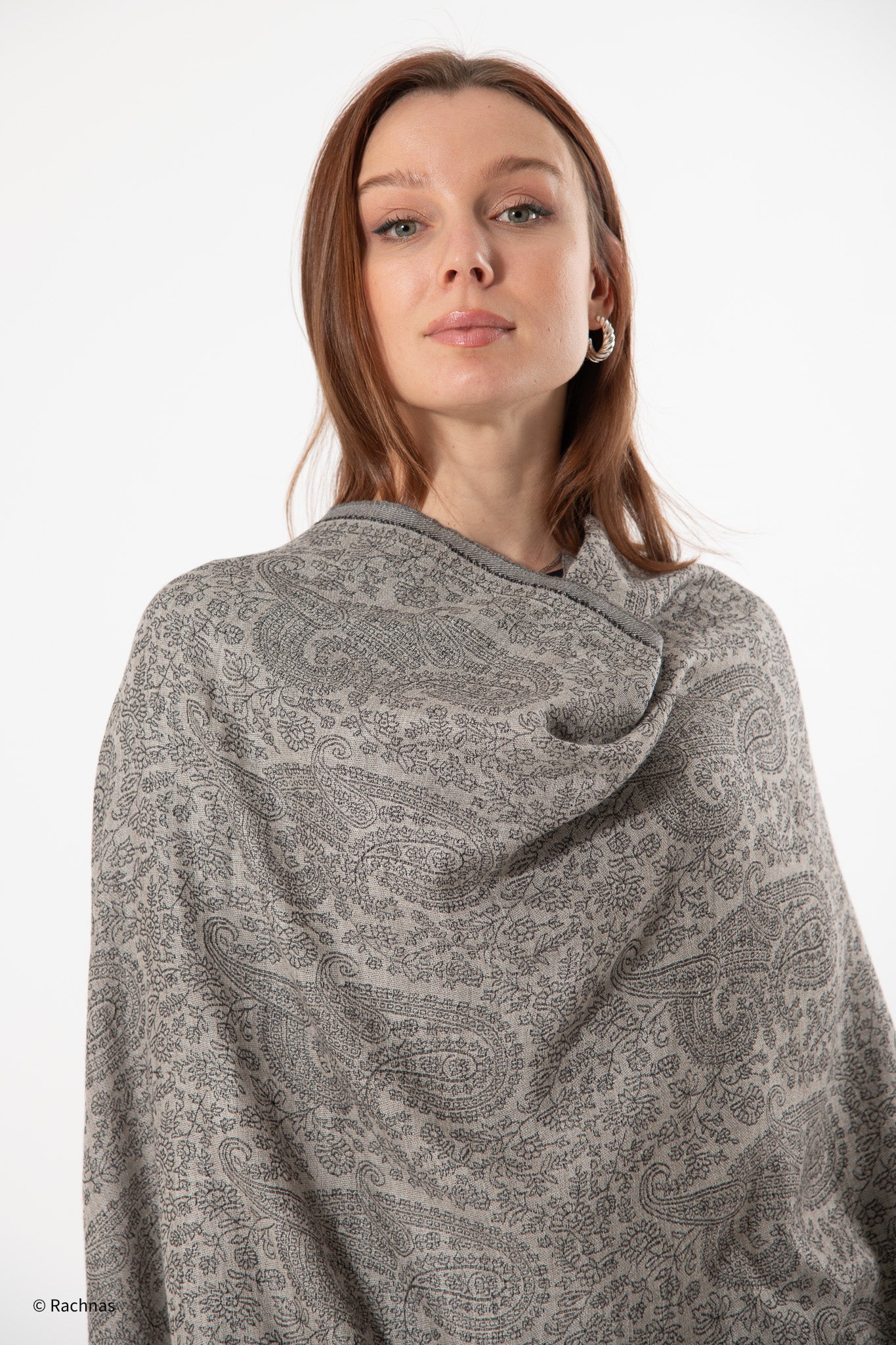 Fine Cashmere all over Weaving Stole