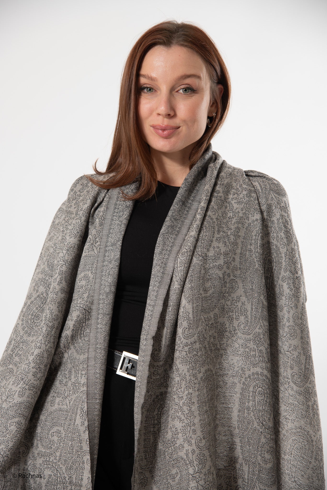 Fine Cashmere all over Weaving Stole