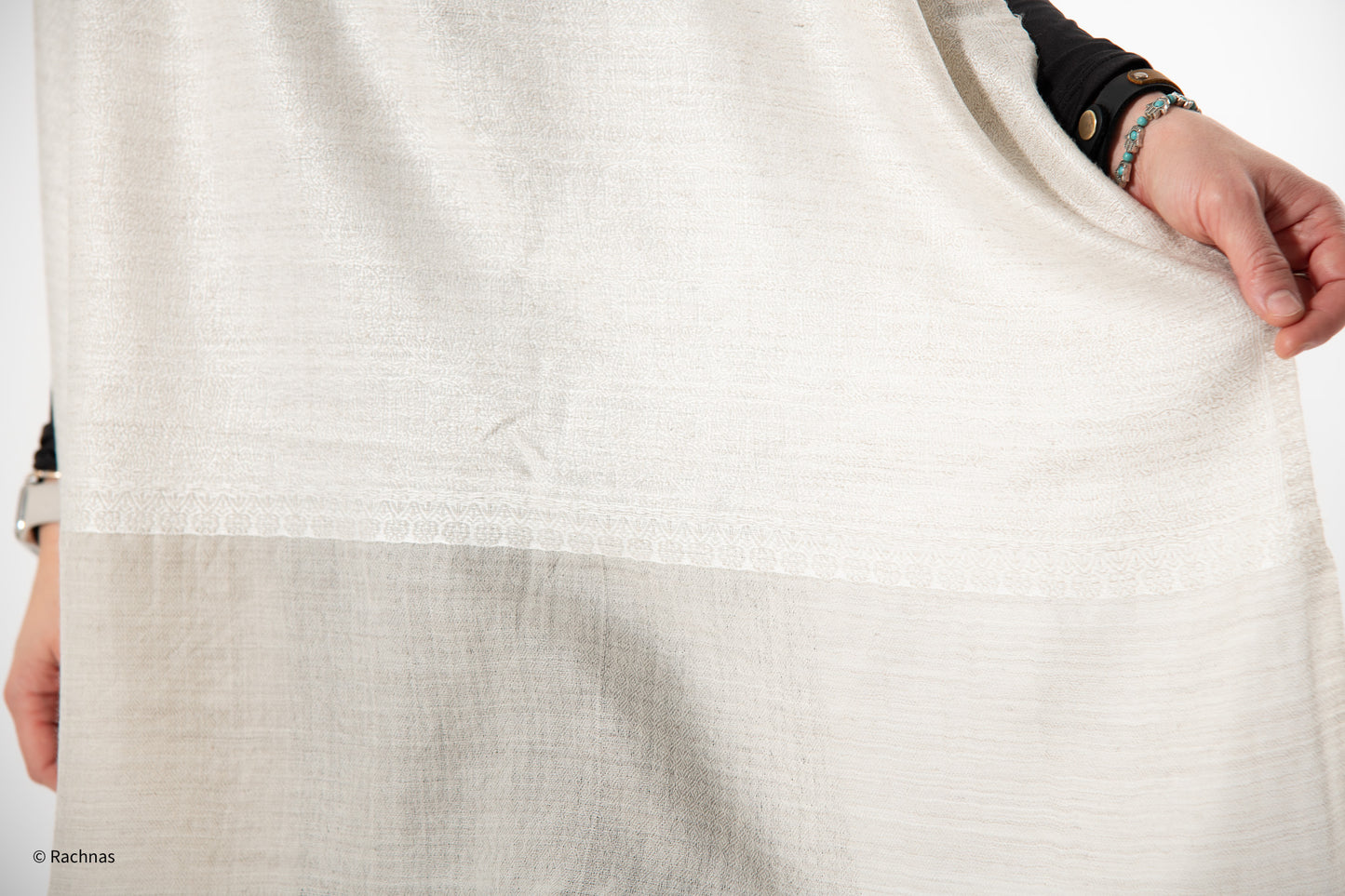 Fine Cashmere all over Weaving Jamma Stole