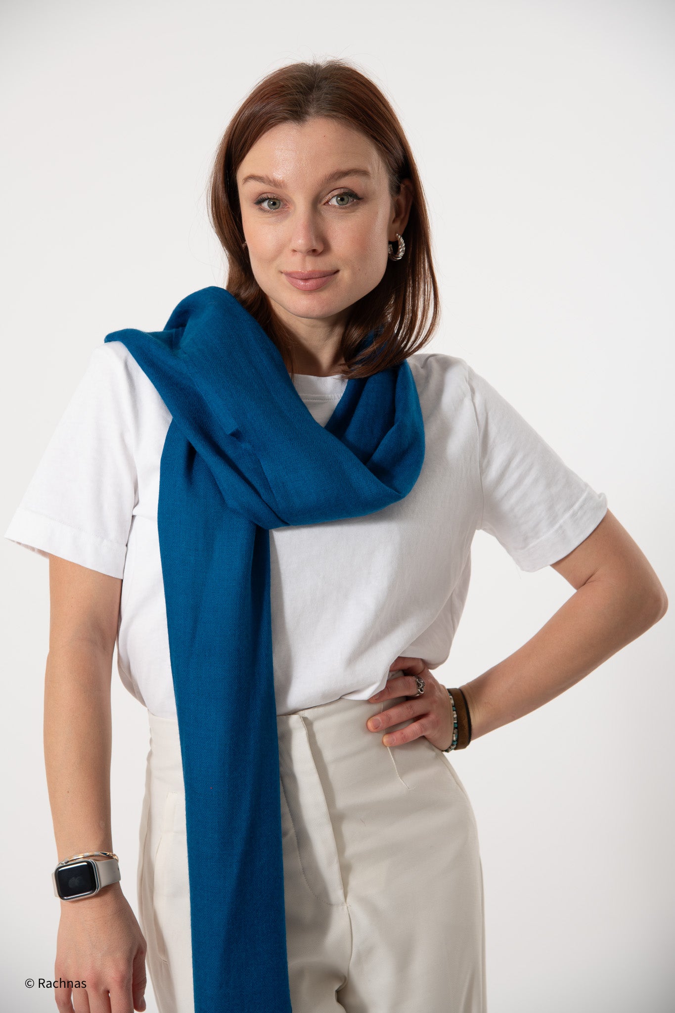 Fine Cashmere Plain Stole