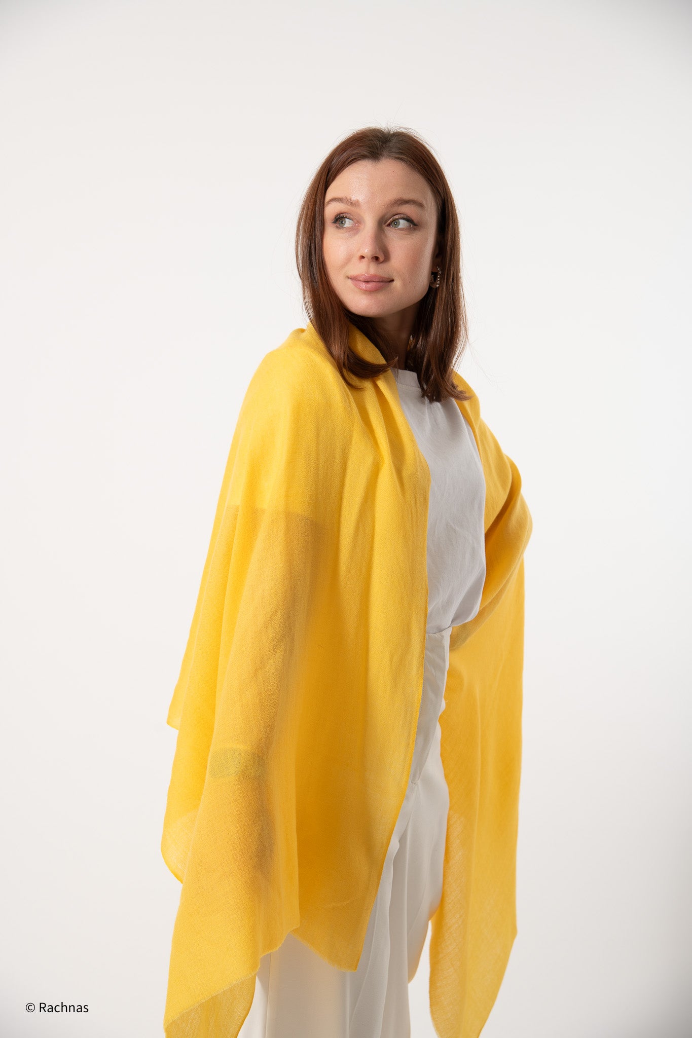 Fine Cashmere Plain Stole