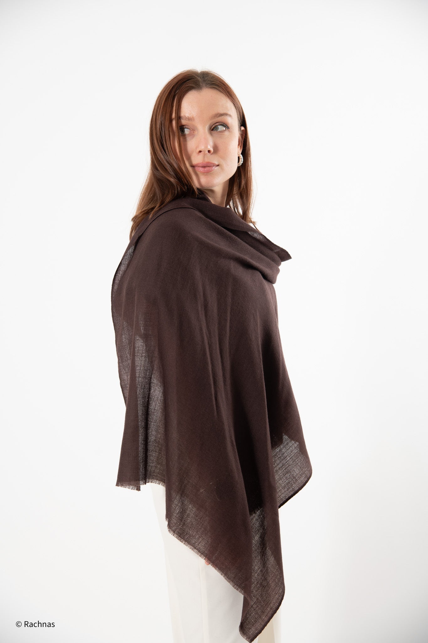 Fine Cashmere Plain Stole