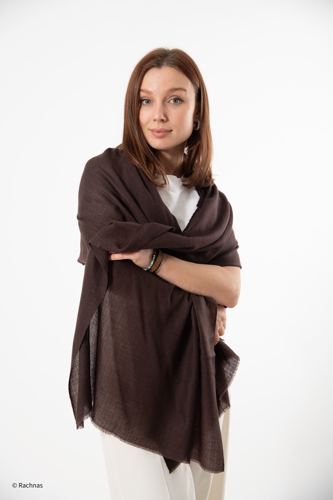 Fine Cashmere Plain Stole