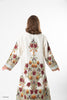 Silk jacket long (White)