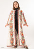 Long coat all over hand embroidery